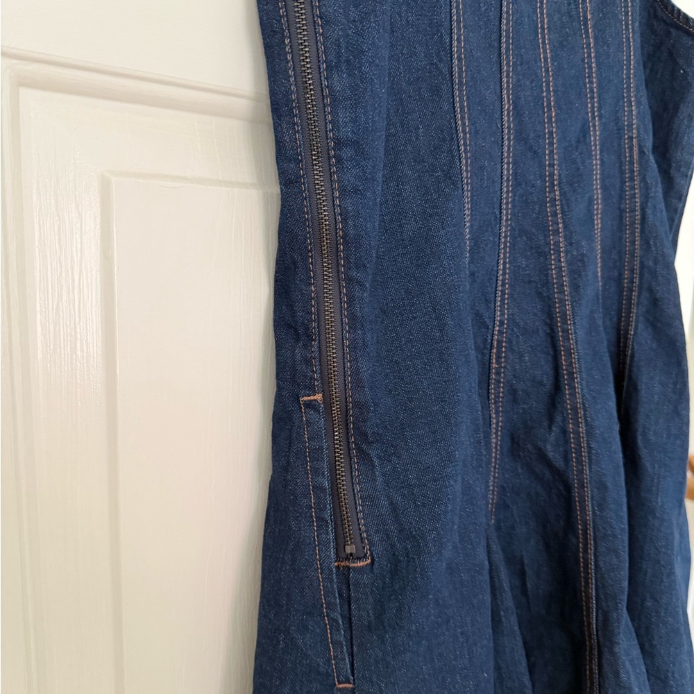 Women's Denim Seamed Mini Dress - kate spade new york x Target Dark Blue - Picture 7 of 9